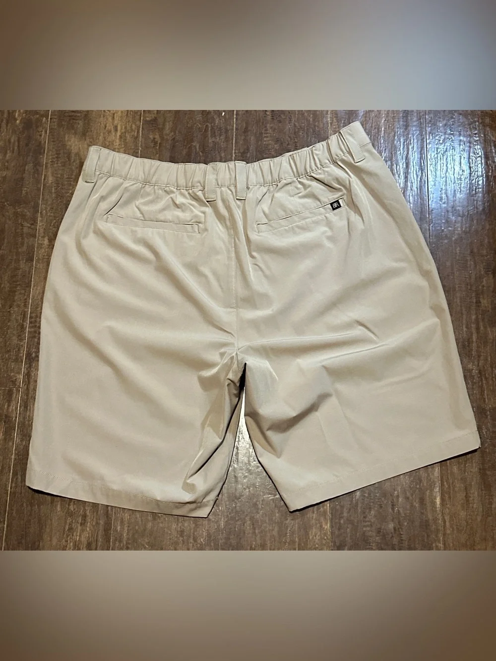 Banana Republic Beige Shorts Flat Front Lightweight Stretch 4 Pocket Men’s 38